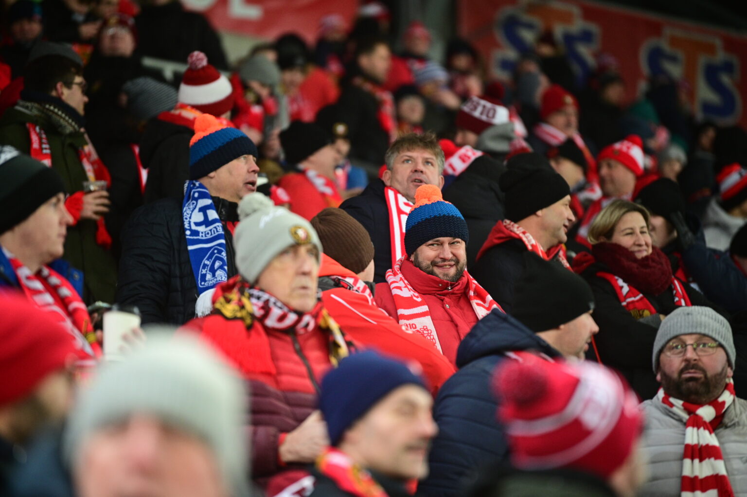 Kibice na meczu Widzew Łódź - Radomiak Radom