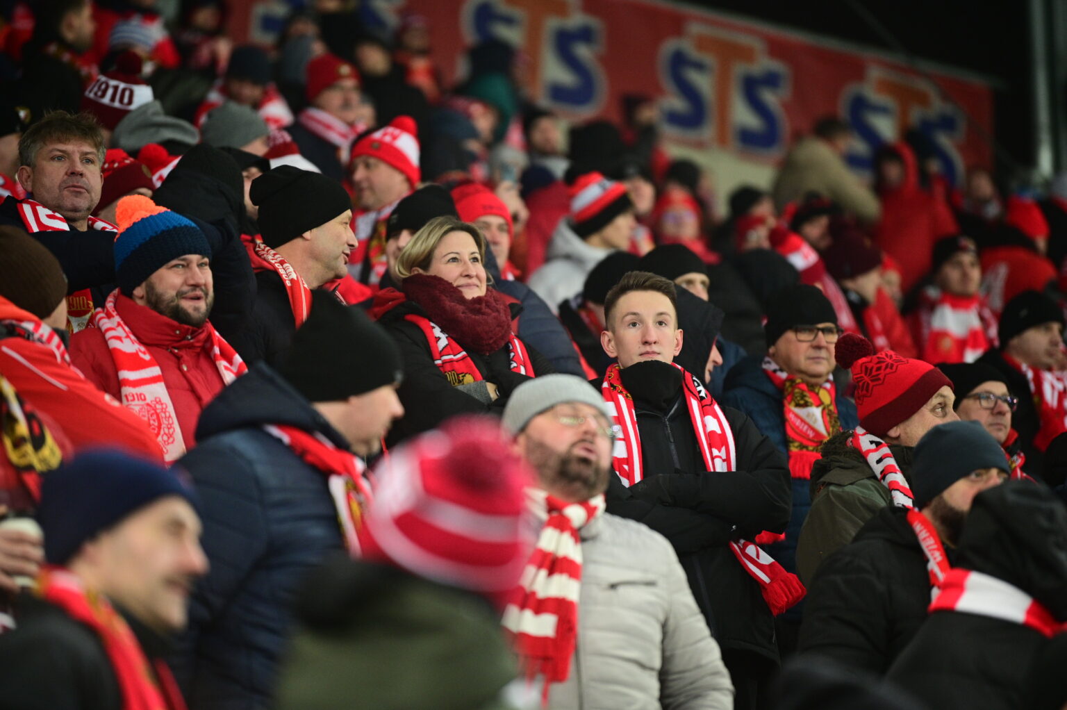 Kibice na meczu Widzew Łódź - Radomiak Radom