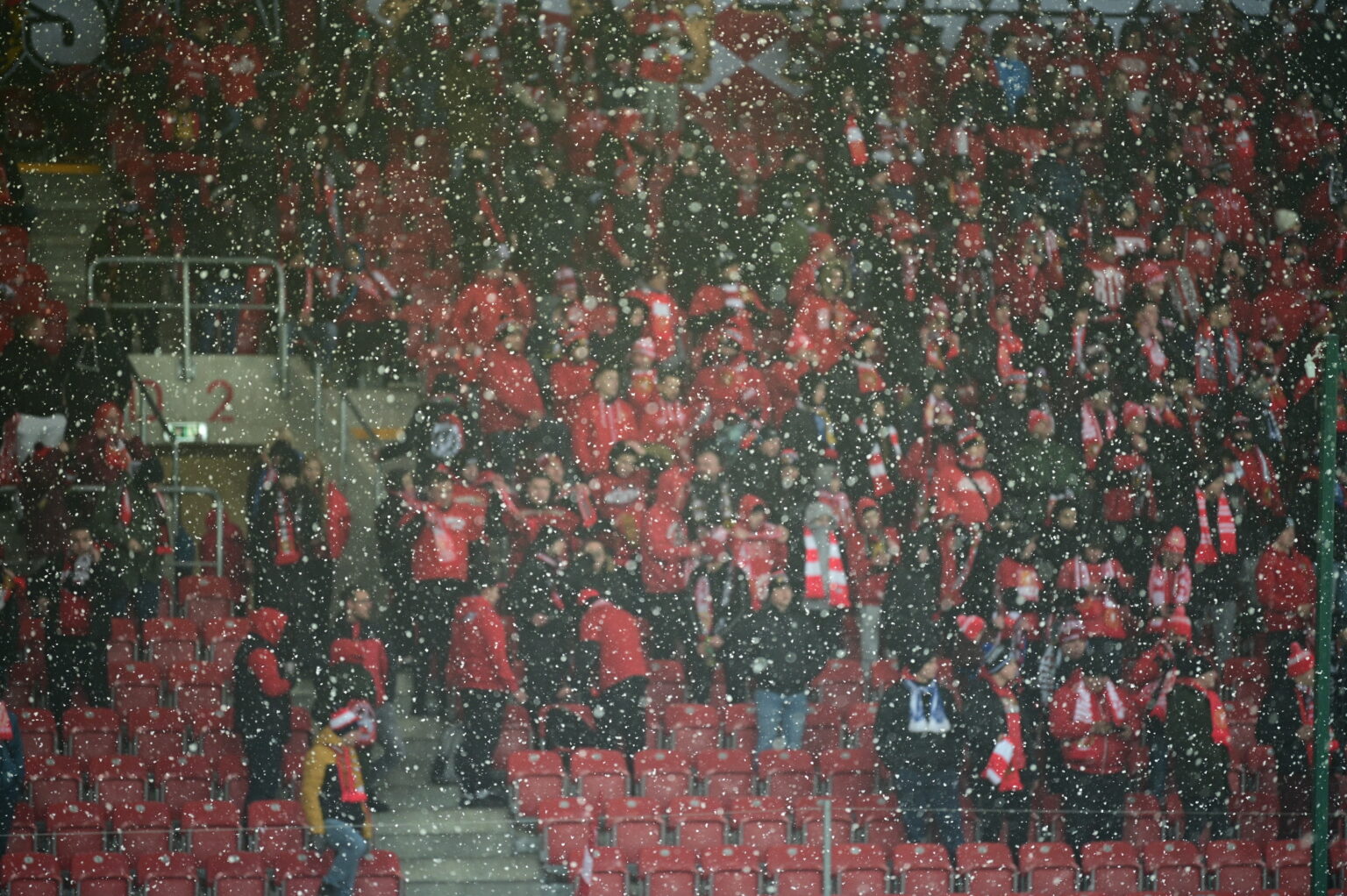 Kibice na meczu Widzew Łódź - Radomiak Radom