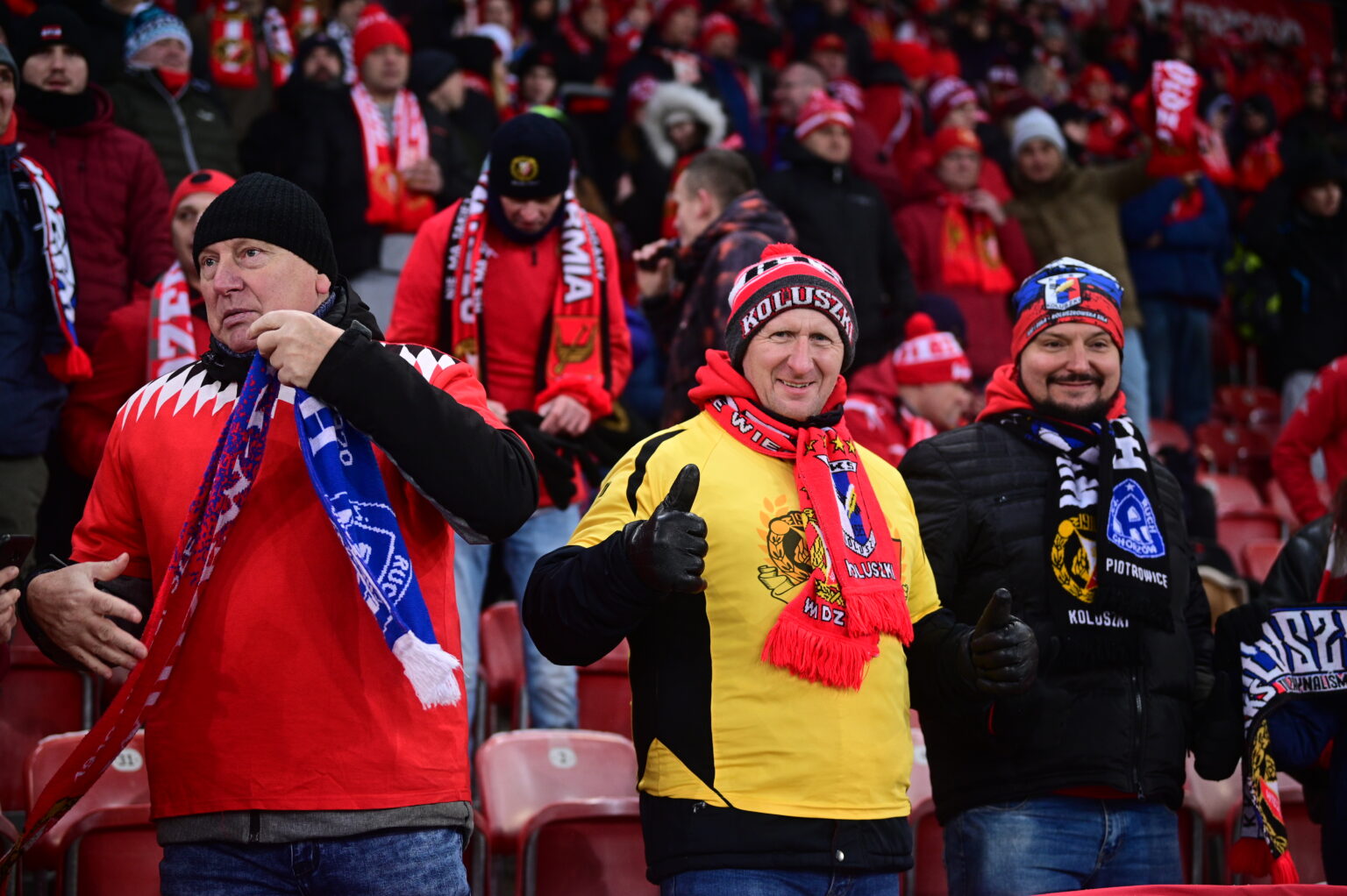Kibice na meczu Widzew Łódź - Radomiak Radom