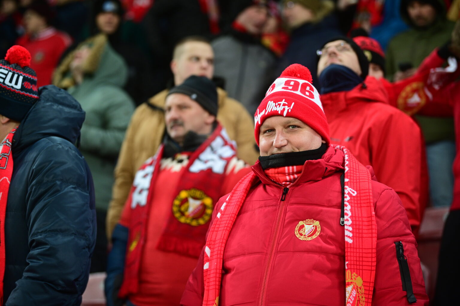 Kibice na meczu Widzew Łódź - Radomiak Radom