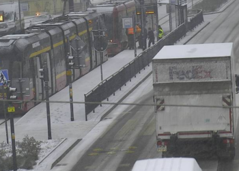 Zatrzymanie ruchu tramwajowego na Kilińskiego