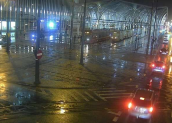 Zatrzymanie ruchu tramwajowego na Piłsudskiego