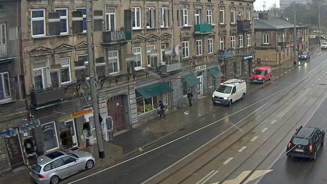 Zatrzymanie ruchu tramwajowego w Pabianicach