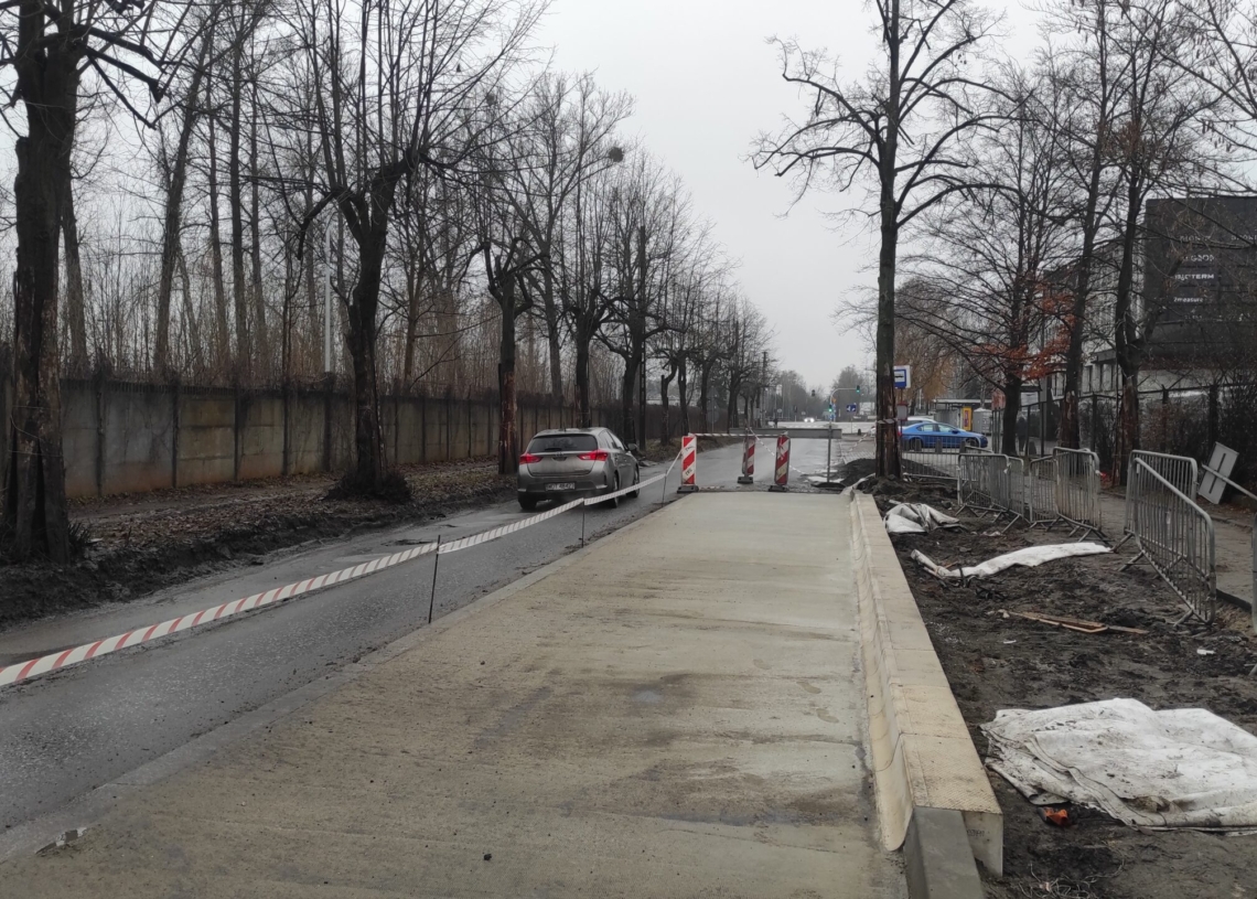 Od poniedziałku (18 grudnia) tylko jeden kierunek ruchu na Pryncypalnej od Bartoszewskiego do Modrzewskiego