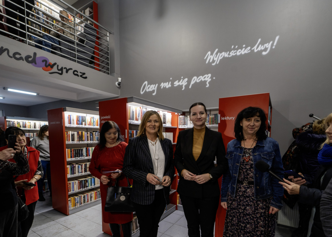 Biblioteka NADWYRAZ w Łodzi z odświeżonym wnętrzem