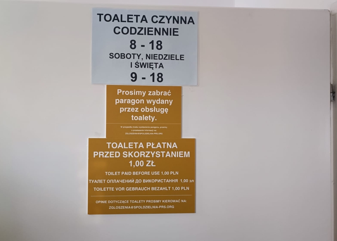 100 proc. więcej za korzystanie z miejskich toalet w Piotrkowie