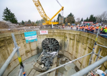 Drugi tunel kolejowy pod Łodzią wydrążony