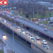 Zderzenie tramwaju linii 14 z osobówką. Spore utrudnienia na Mickiewicza przy Włókniarzy 5 Zderzenie tramwaju linii 14 z osobówką przy dworcu Łódź Kaliska