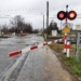 Wyłamanie rogatek na przejeździe kolejowym