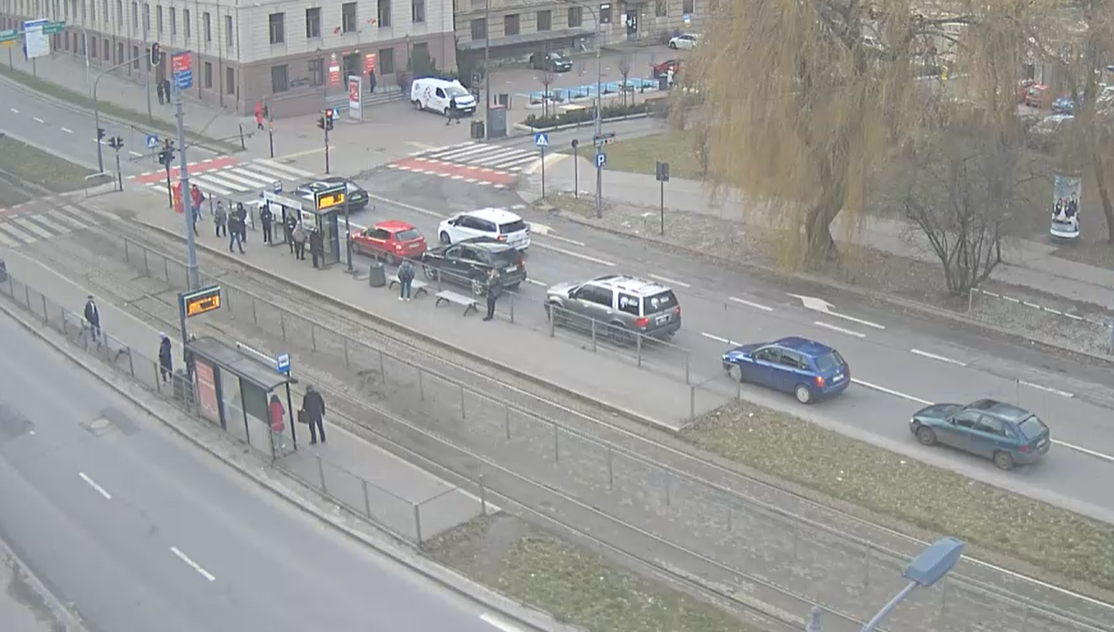 Zatrzymanie ruchu tramwajowego na Zachodniej