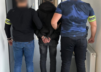 Zatrzymany 25-letni Gruzin. Foto: lodzka.policja.gov.pl