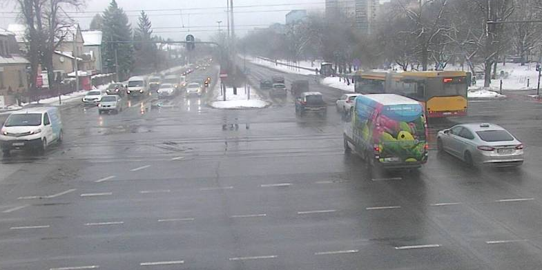 Zatrzymanie ruchu tramwajowego na Zgierskiej 1 Zatrzymanie ruchu tramwajowego na Zgierskiej
