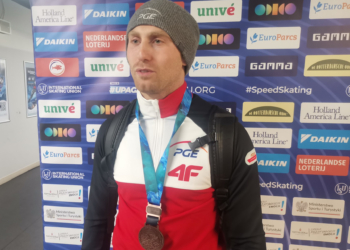 Damian Żurek z medalem PŚ w łyżwiarstwie szybkim