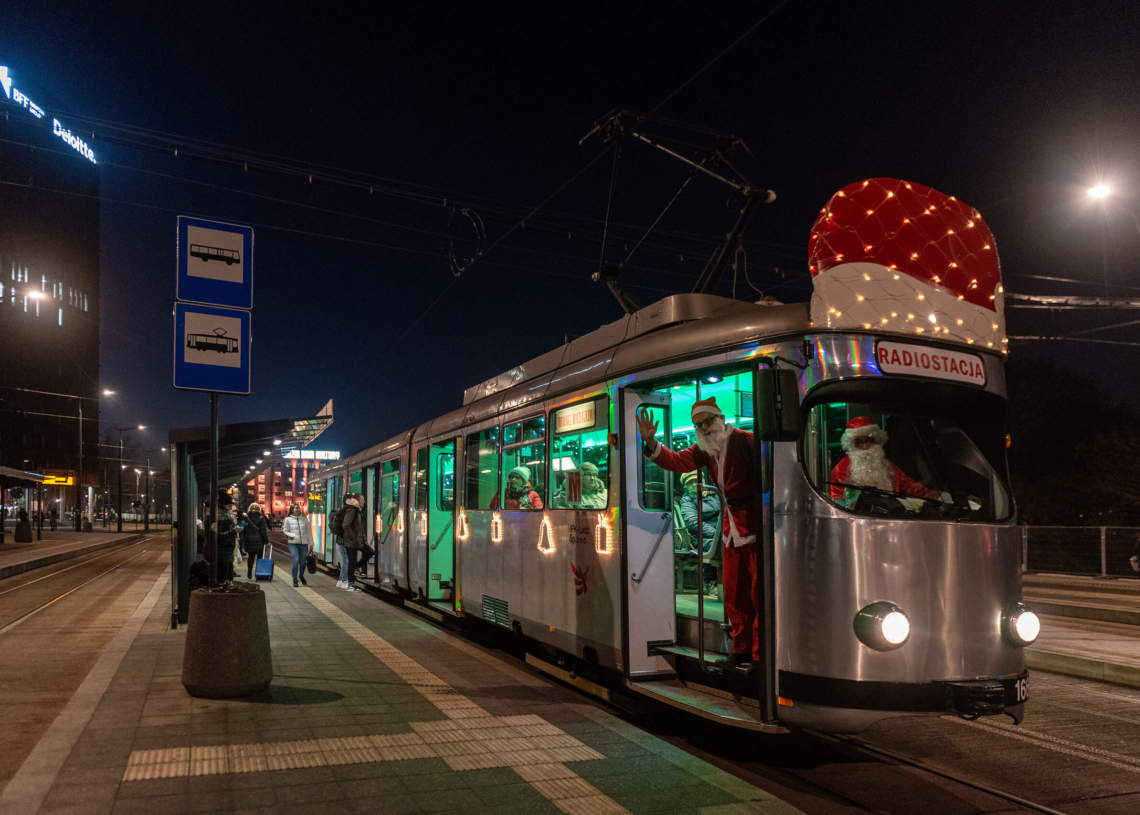 Mikołajkowy tramwaj