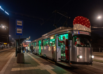 Mikołajkowy tramwaj