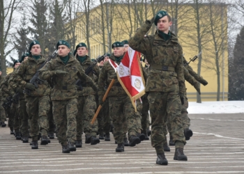 Przysięga wojskowa w Sieradzu
