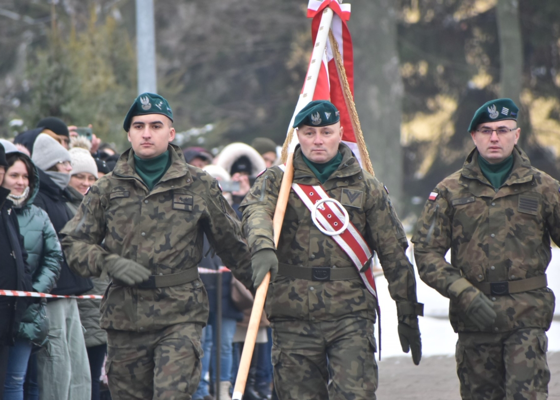 Przysięga wojskowa w Sieradzu