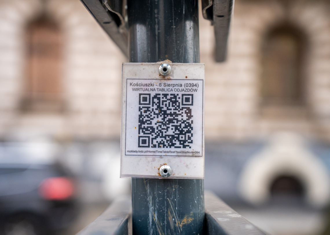 Rozkłady jazdy łódzkiej komunikacji miejskiej można sprawdzić za pomocą kodów QR