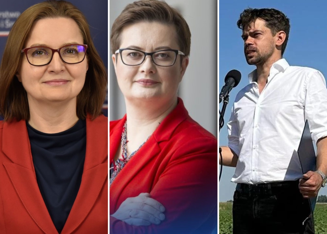 Wiceministrowie z Łódzkiego - Anita Sowińska, Katarzyna Lubnauer, Michał Kołodziejczak