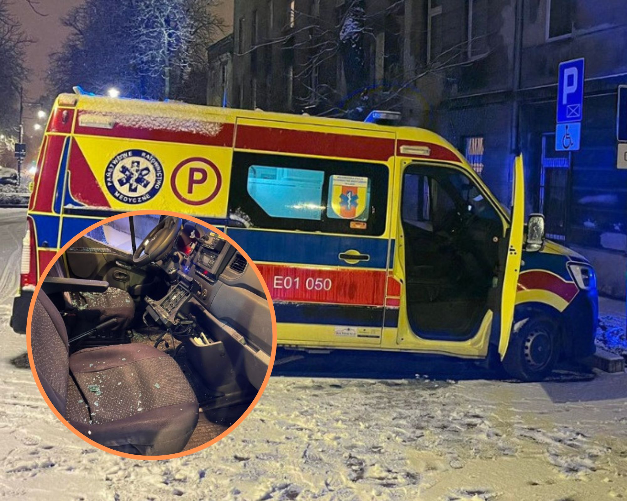 Włamanie do karetki pogotowia na Polesiu