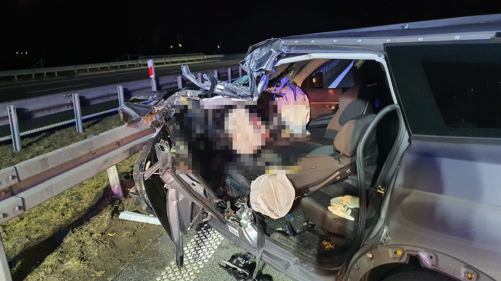 Wypadek na A1 w rejonie Dobryszyc