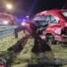 Wypadek na autostradzie A1 w Kruszowie