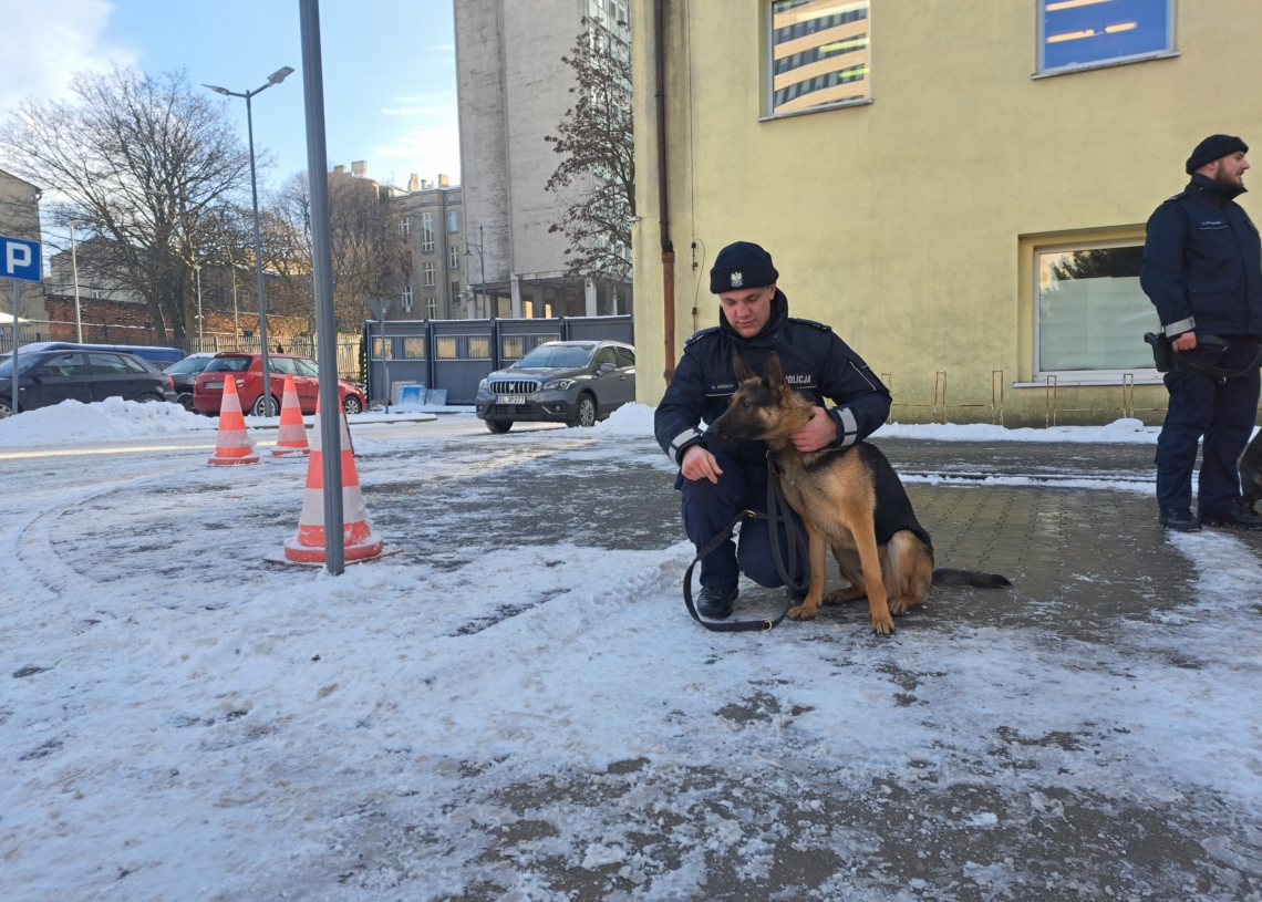Nieoznakowane radiowozy i owczarki trafiły do łódzkiej policji