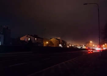 Centrum Piotrkowa Trybunalskiego pogrążone w ciemności