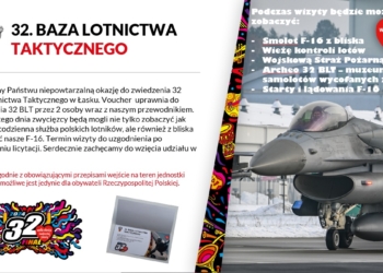 32. Baza Lotnictwa Taktycznego w Łasku wspiera 32. Finał WOŚP