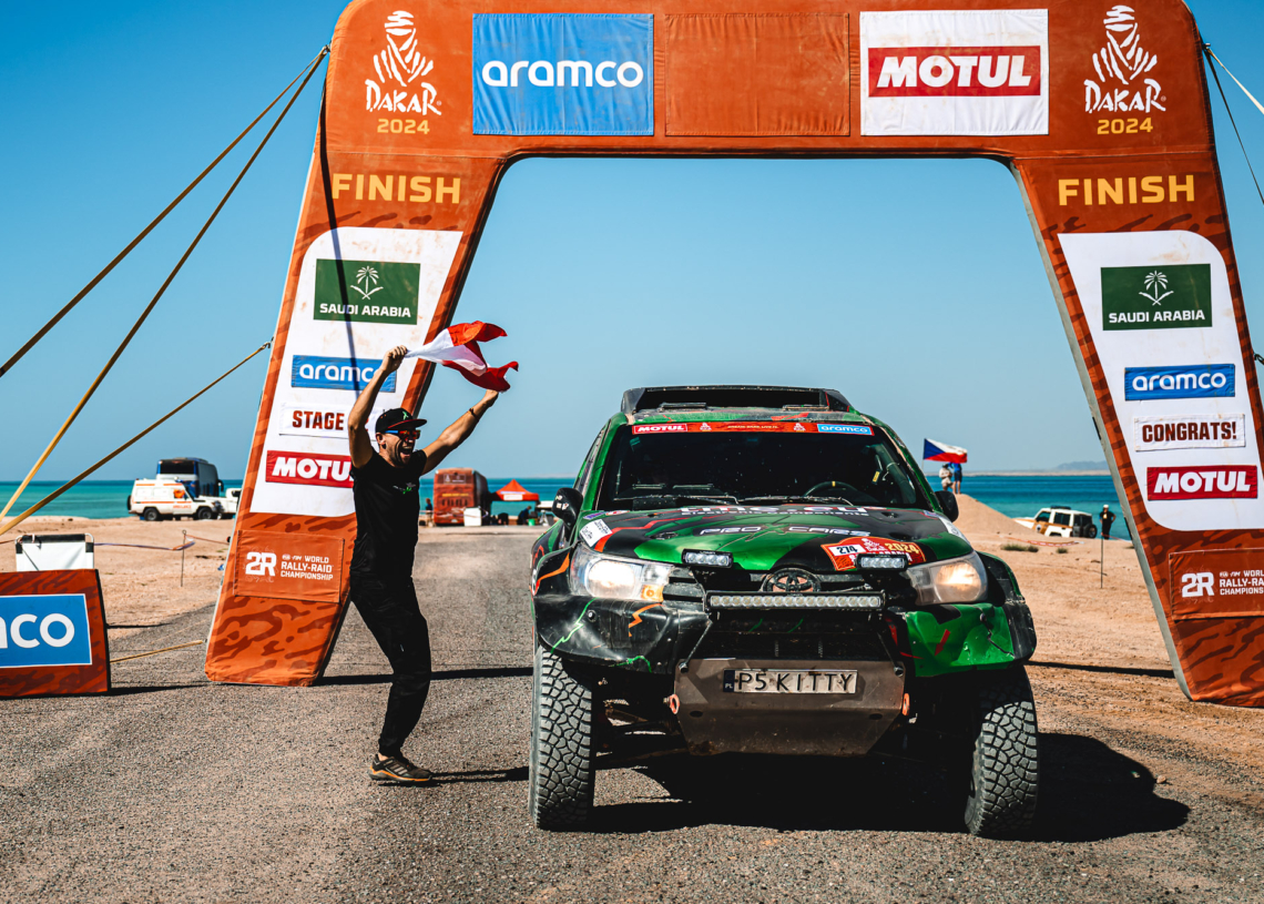 Rajd Dakar 2024. Magdalena Zając na mecie
