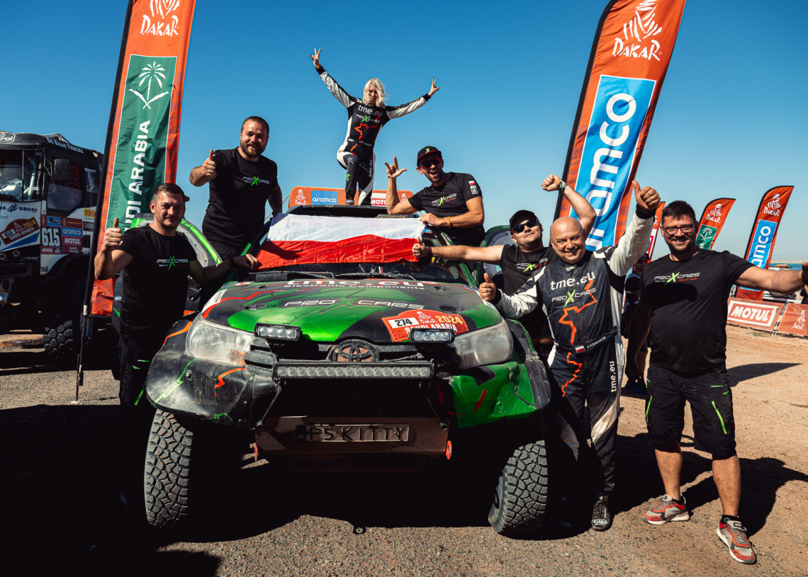 Rajd Dakar 2024. Magdalena Zając na mecie