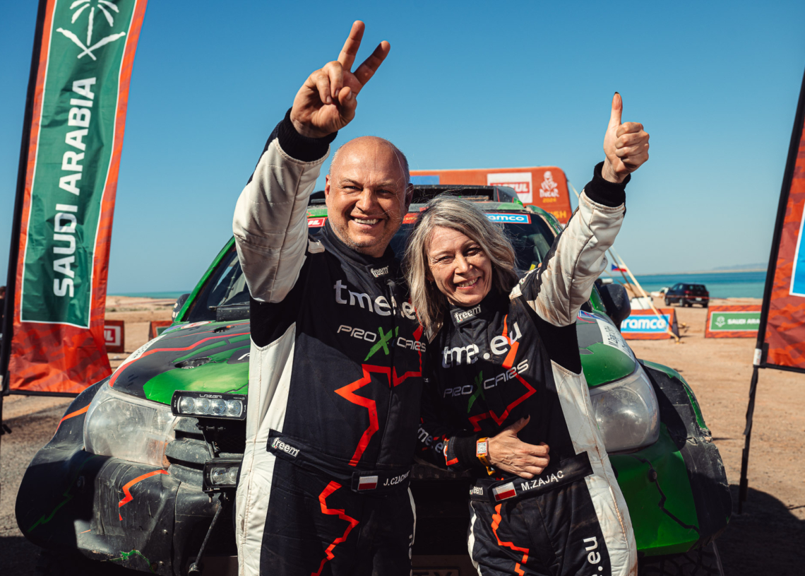 Rajd Dakar 2024. Magdalena Zając na mecie