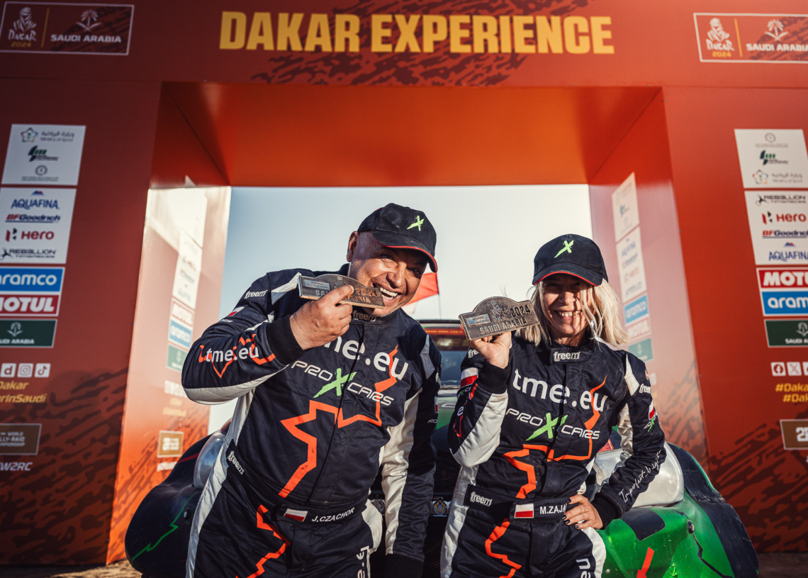 Rajd Dakar 2024. Magdalena Zając na mecie