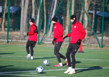 Pierwszy trening Widzewa w 2024 roku