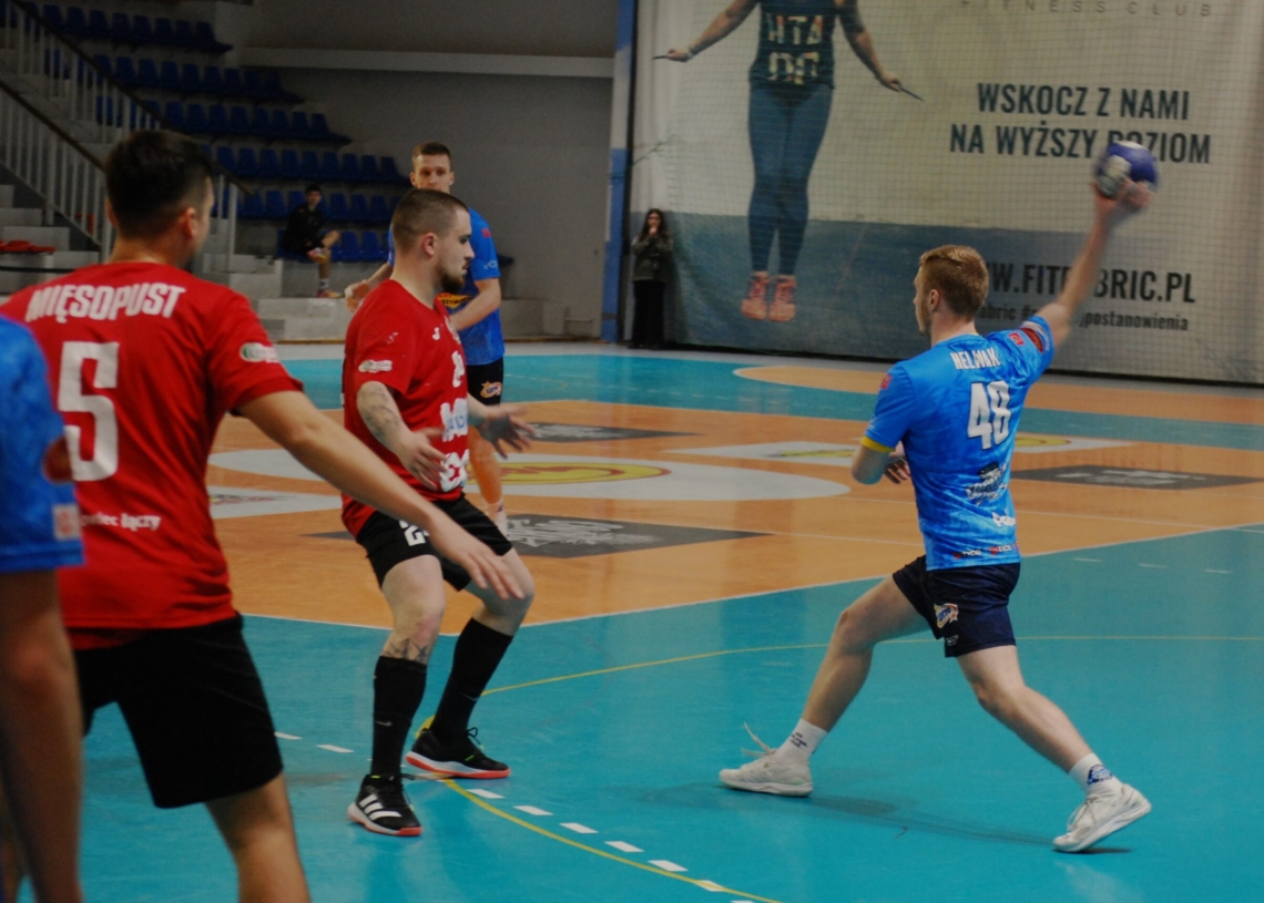 Piłkarze ręczni Grot Blachy Pruszyński Anilany Łódź zwycięstwem zakończyli pierwszą rundę rozgrywek