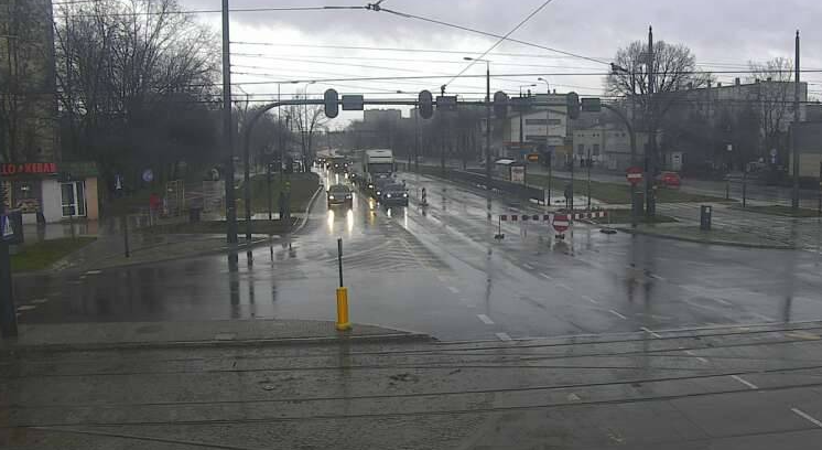 Zatrzymanie ruchu tramwajowego na Śmigłego-Rydza