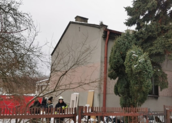Tragiczny pożar w Strzałkowie w powiecie radomszczańskim