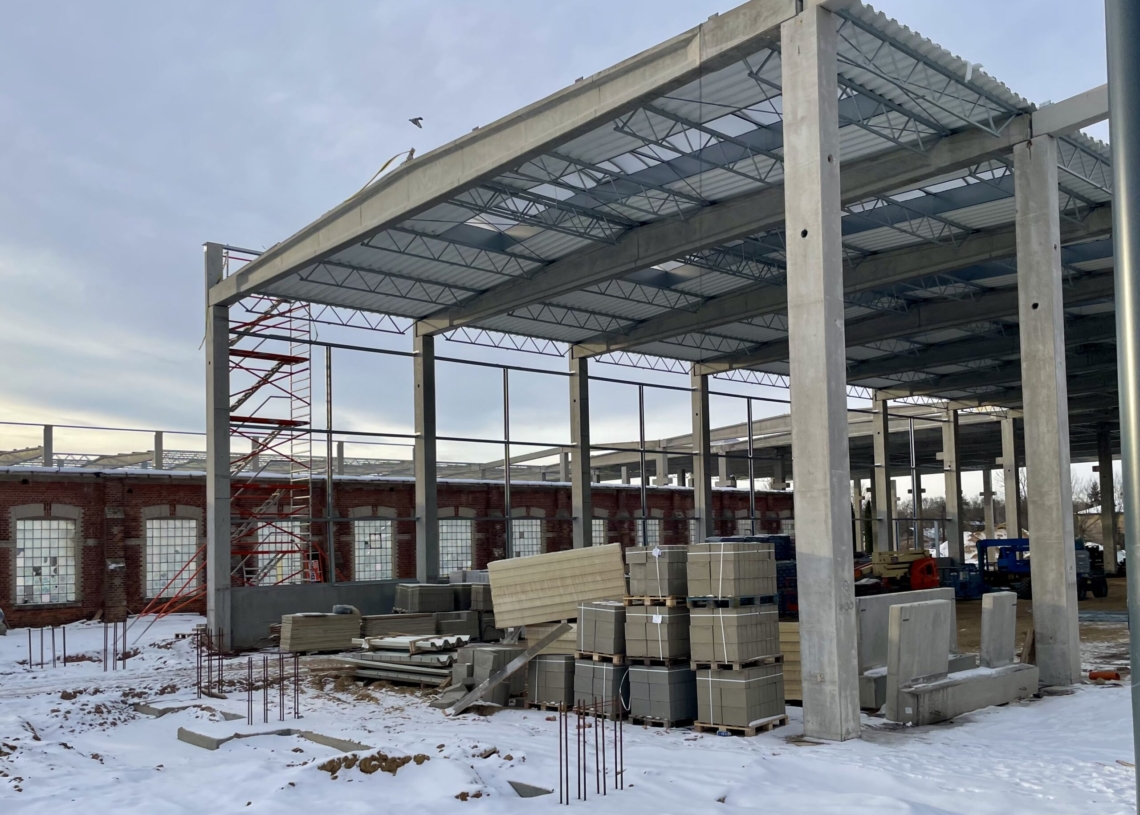 Budowa nowej siedziby Zakładu Techniki na Helenówku I 2024-01-23