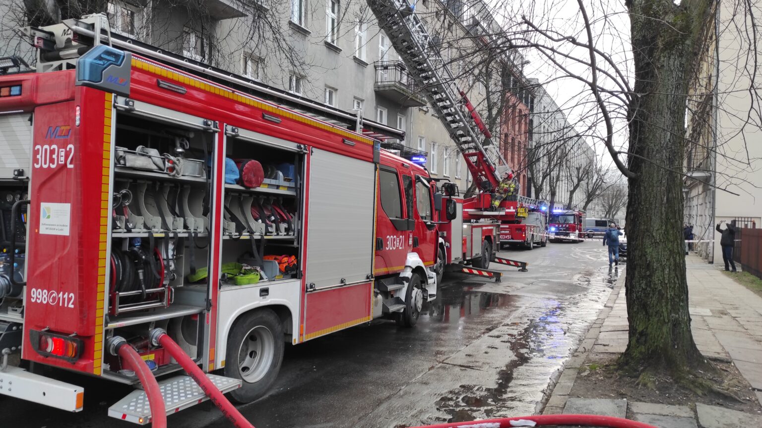 Pożar na Dowborczyków