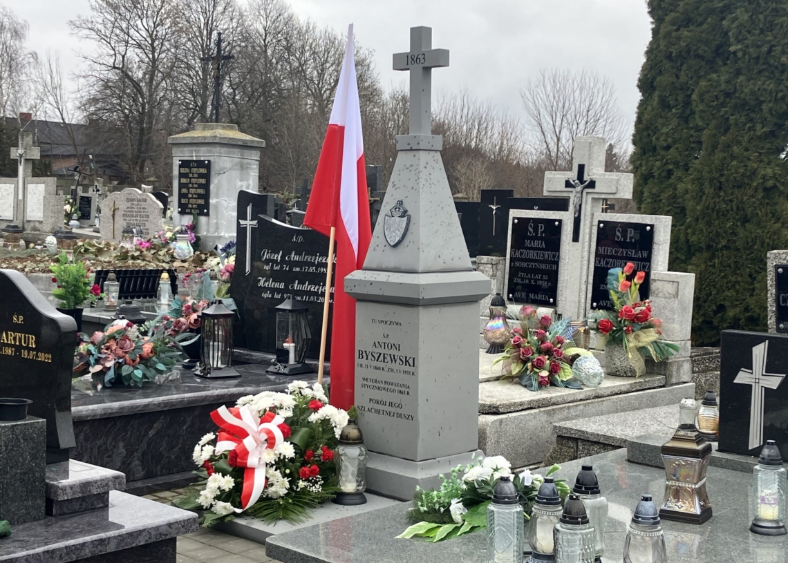 Grób weterana Powstania Styczniowego Antoniego Byszewskiego. Foto: A.Matuszewska