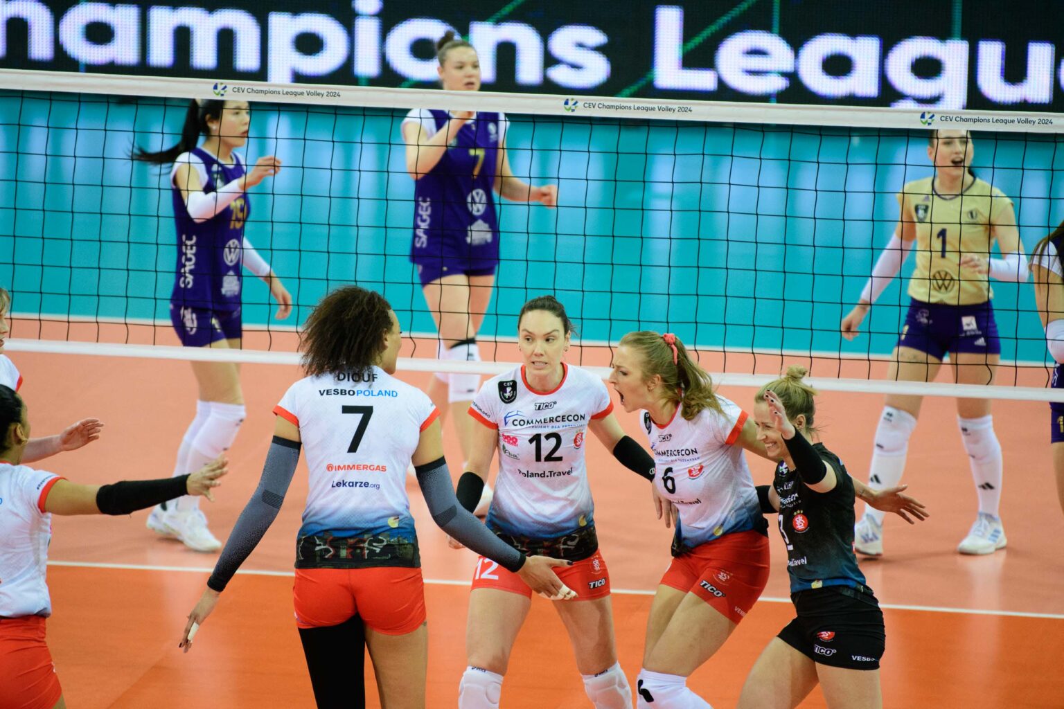 ŁKS Commercecon Łódź - Volero Le Cannet 3:2. Łodzianki w ćwierćfinale Ligi Mistrzyń!