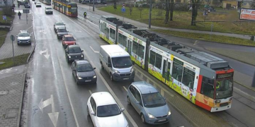 Zatrzymanie ruchu tramwajowego na Łagiewnickiej