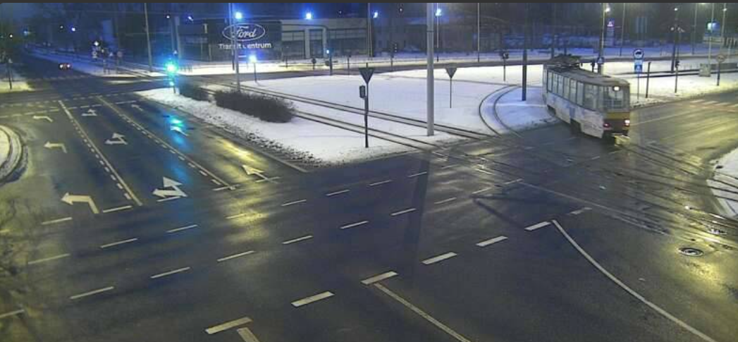 zatrzymanie ruchu tramwajowego na Limanowskiego