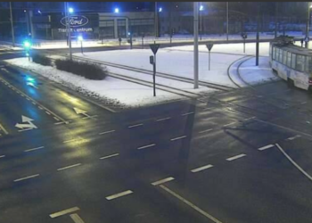 zatrzymanie ruchu tramwajowego na Limanowskiego