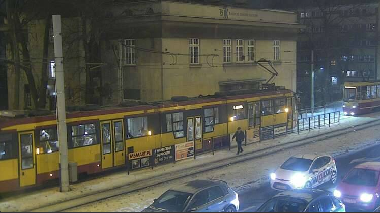 zatrzymanie ruchu tramwajowego na Limanowskiego