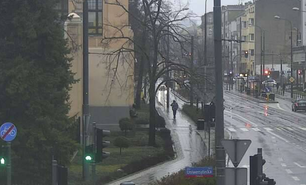 Zatrzymanie ruchu tramwajowego na Narutowicza
