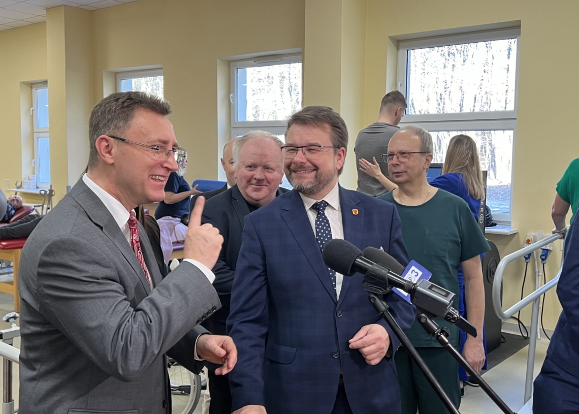 Nowoczesny sprzęt do rehabilitacji dla szpitala w Tuszynie