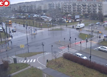 Zatrzymanie ruchu tramwajowego na Olechowie