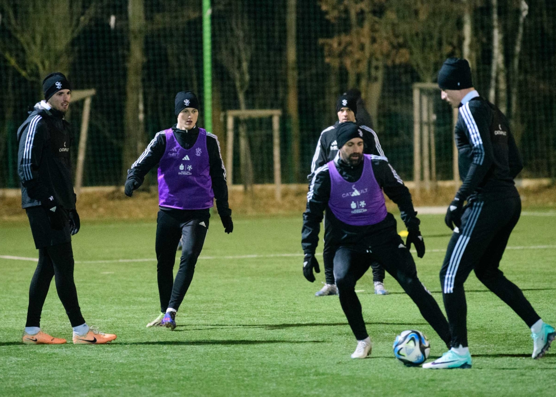 Pierwszy trening ŁKS-u w 2024 roku